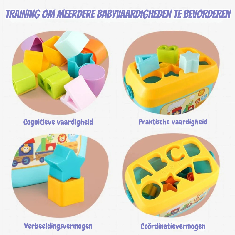ColorBlocks™ – Educatieve Vormensorteerder – Interactief Peuter Speelgoed