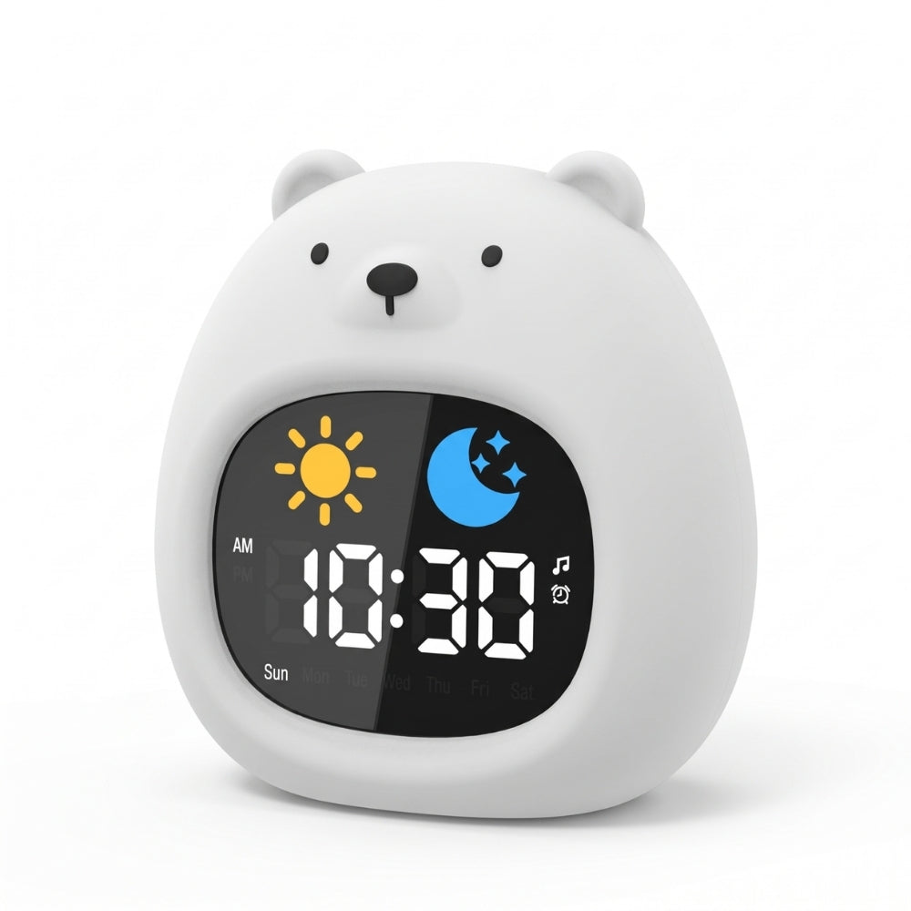SleepPals – Siliconen Dierenwekker met Nachtlampje