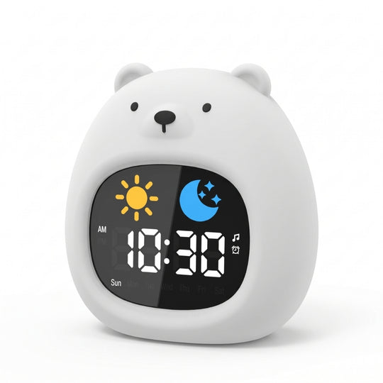 SleepPals – Siliconen Dierenwekker met Nachtlampje