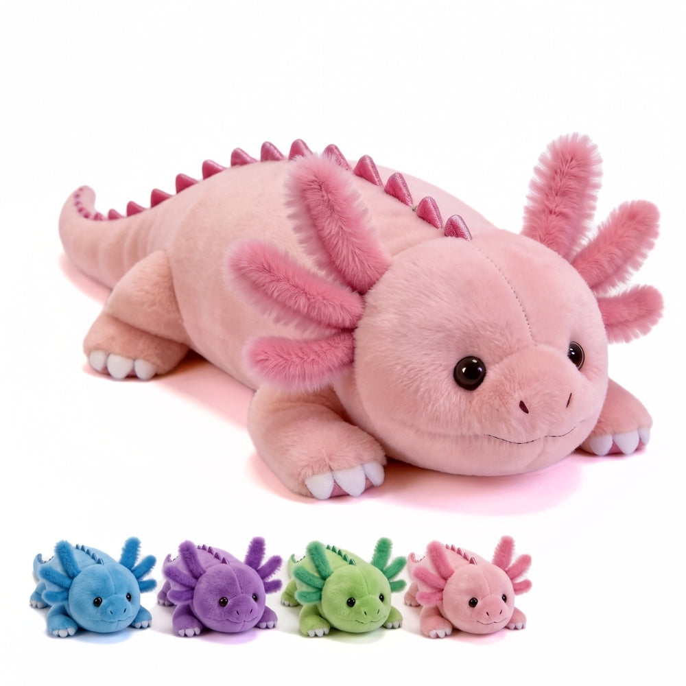 AquaFamily – Axolotl Knuffel met Kleintje