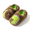 DinoHops – Pluche Kinderpantoffels met Vrolijke Dinofiguren