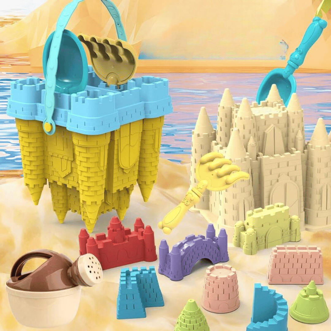 DuneBuilders™ - Strandpret voor Kids - Zandkastelenset