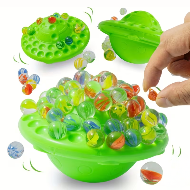 MarbleMaster™ – Balans & Stapel Knikkerspel met 60 Knikkers