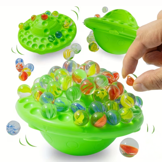 MarbleMaster™ – Balans & Stapel Knikkerspel met 60 Knikkers