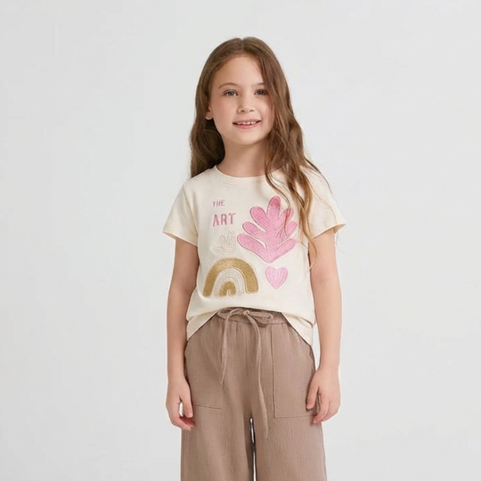 Aina – Regenboog Karakter T-shirt