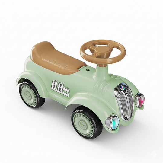 RetroRider – Vintage Loopauto voor Kinderen