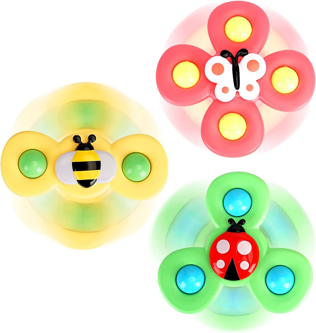 Spin &amp; Play™ – Sensorisk babyspinner (sæt med 3) 