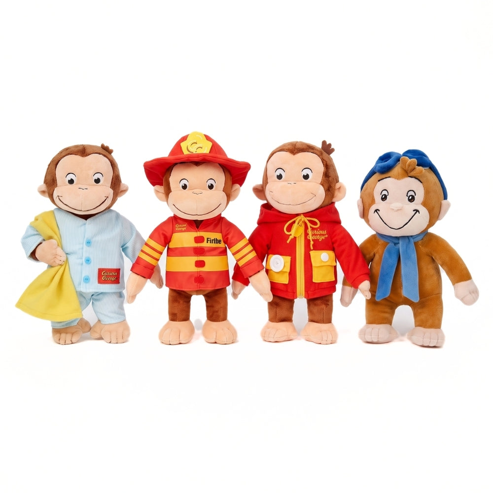 <font dir="auto" style="vertical-align: inherit;"><font dir="auto" style="vertical-align: inherit;">Livre d'images en peluche de George le singe curieux - Jouet en peluche confortable pour enfants</font></font>