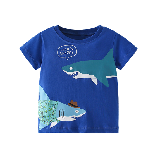 Gabriel – Haai Print T-shirt