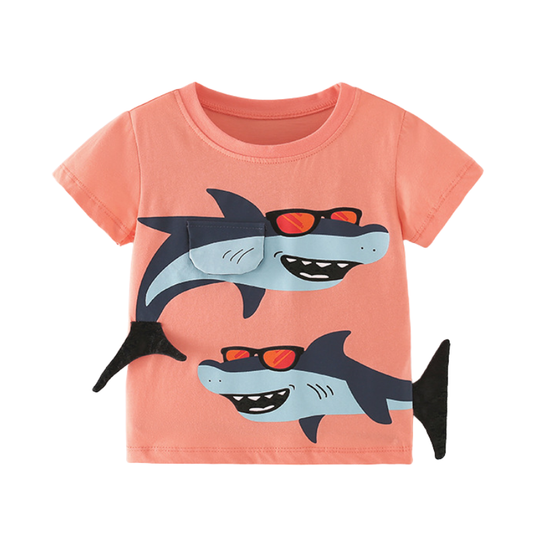 Sven – Haai Print T-shirt