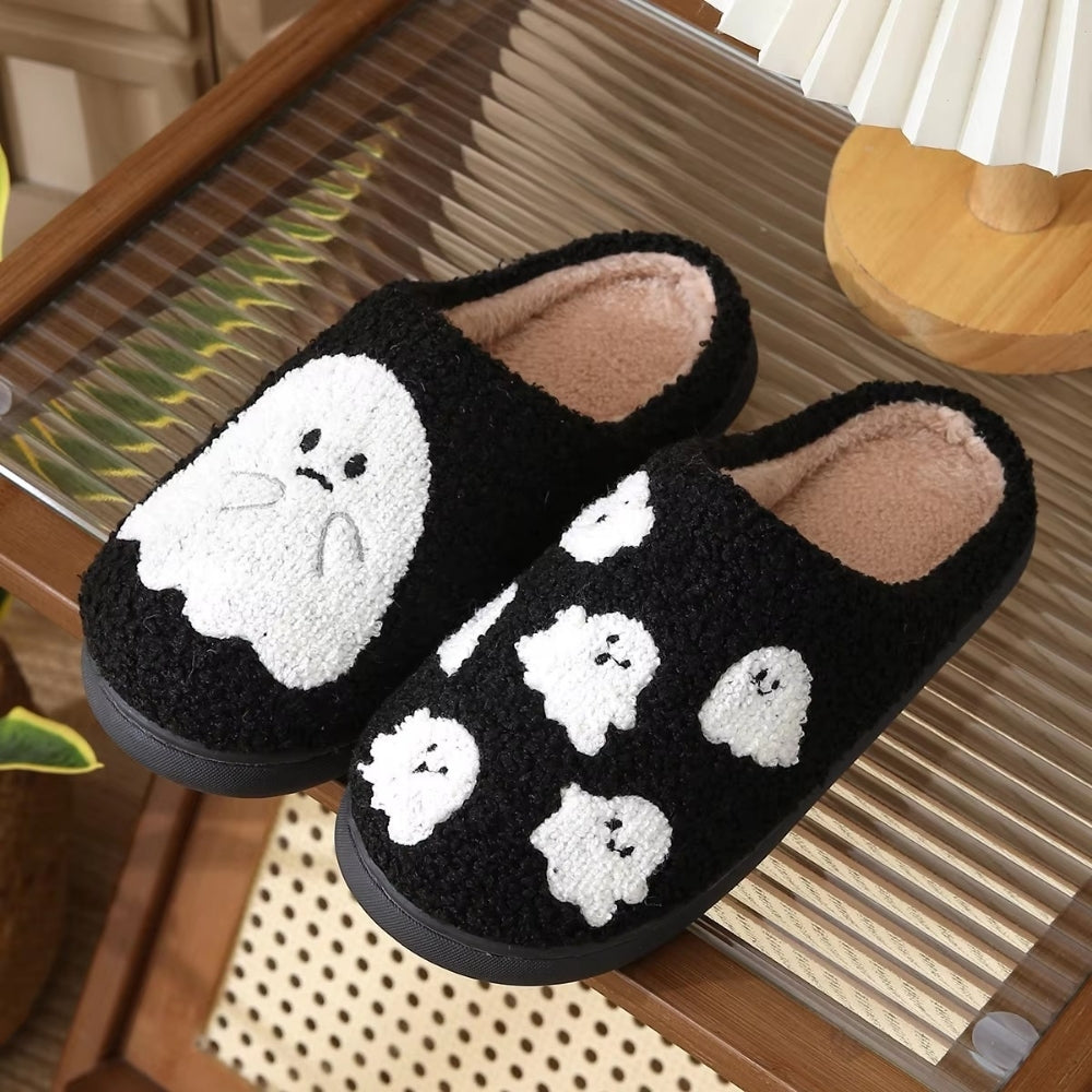 GhostStep – Warme Pantoffels met Spookdesign