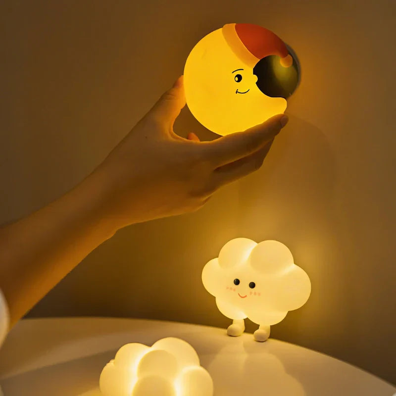 DreamGlow – Kinder Nachtlamp Ster, Maan & Wolk