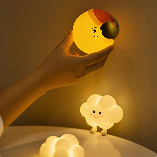 DreamGlow – Kinder Nachtlamp Ster, Maan & Wolk
