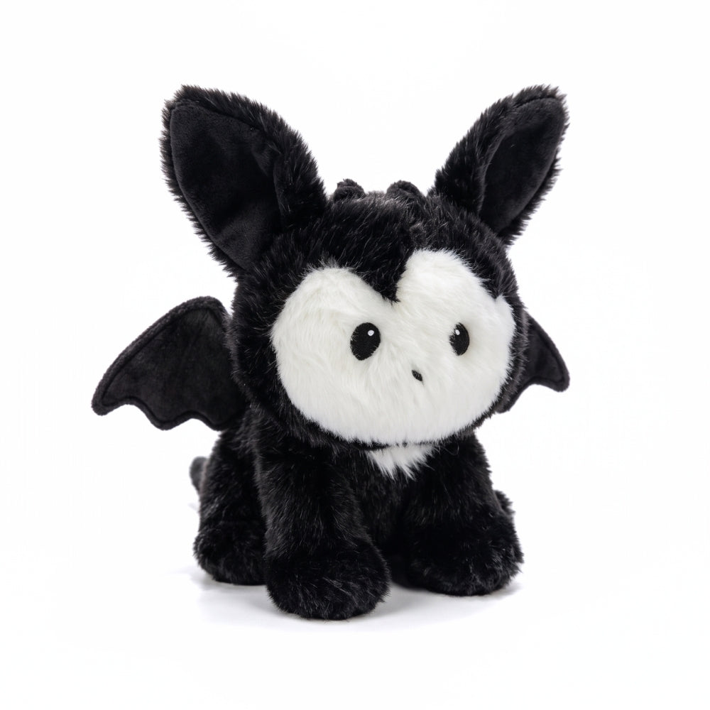 NightDragon – Zwart-Witte Drakenknuffel