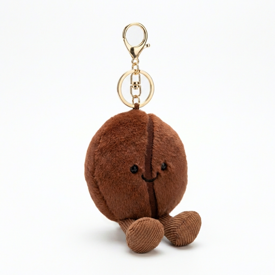 BeanBuddy – Koffieboon Sleutelhanger