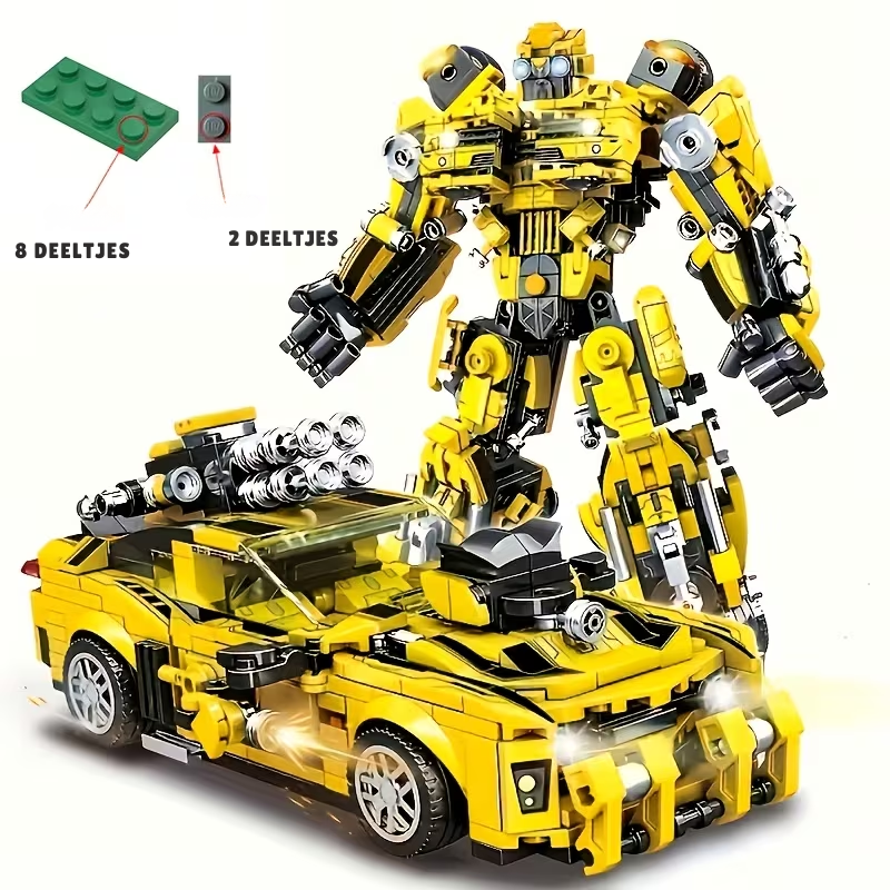 CyberBot™ – 1000-delige Transformers Bouwset – Optimus Prime & Bumblebee