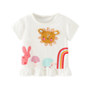 Lavinia – Bosdieren Peplum T-shirt