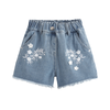 Johanna – Bloemen Denim Broekjes