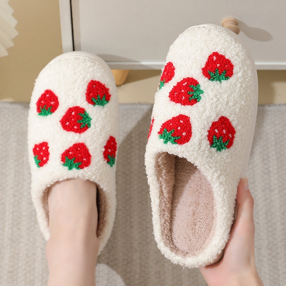 BerryStep – Warme Aardbei Pantoffels