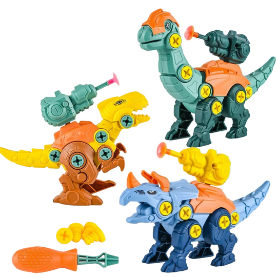 DinoBuild™ – Dinosaur Bouwset met Schroevendraaier
