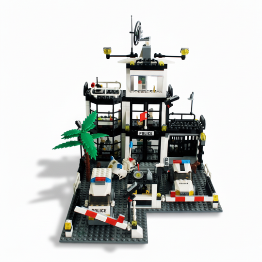 CityGuard™ – 631-delige Politiebureau Bouwset met Voertuigen