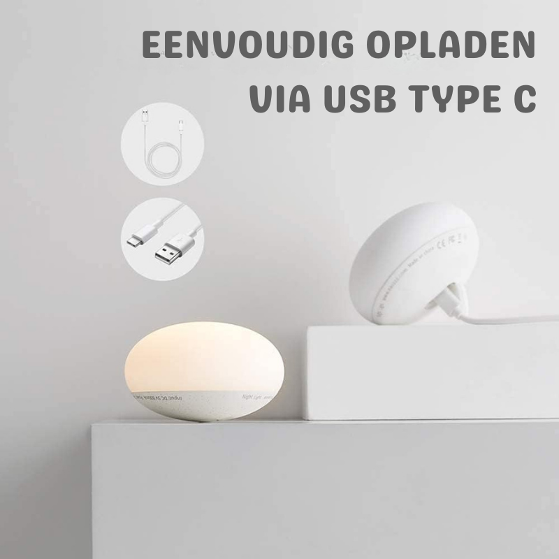 DreamGlow™ – Dimbaar Nachtlampje van Siliconen – Rustige Nachtverlichting voor Baby