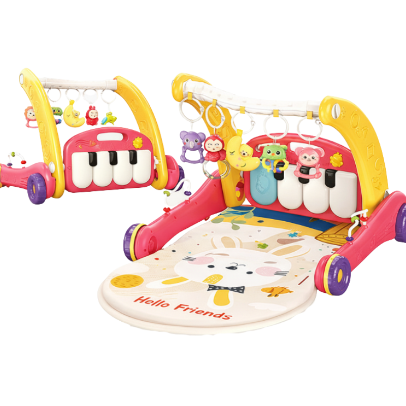 WalkyPlay – 3-in-1 Baby Walker en Speelmat