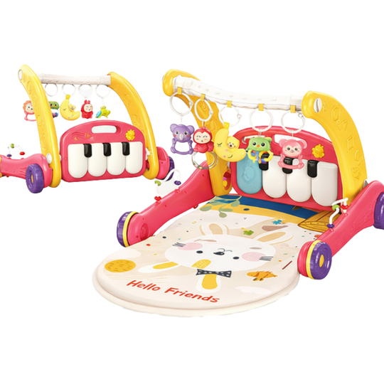 WalkyPlay – 3-in-1 Baby Walker en Speelmat