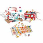 BrainBloom – 3-delige Houten Speelgoedset