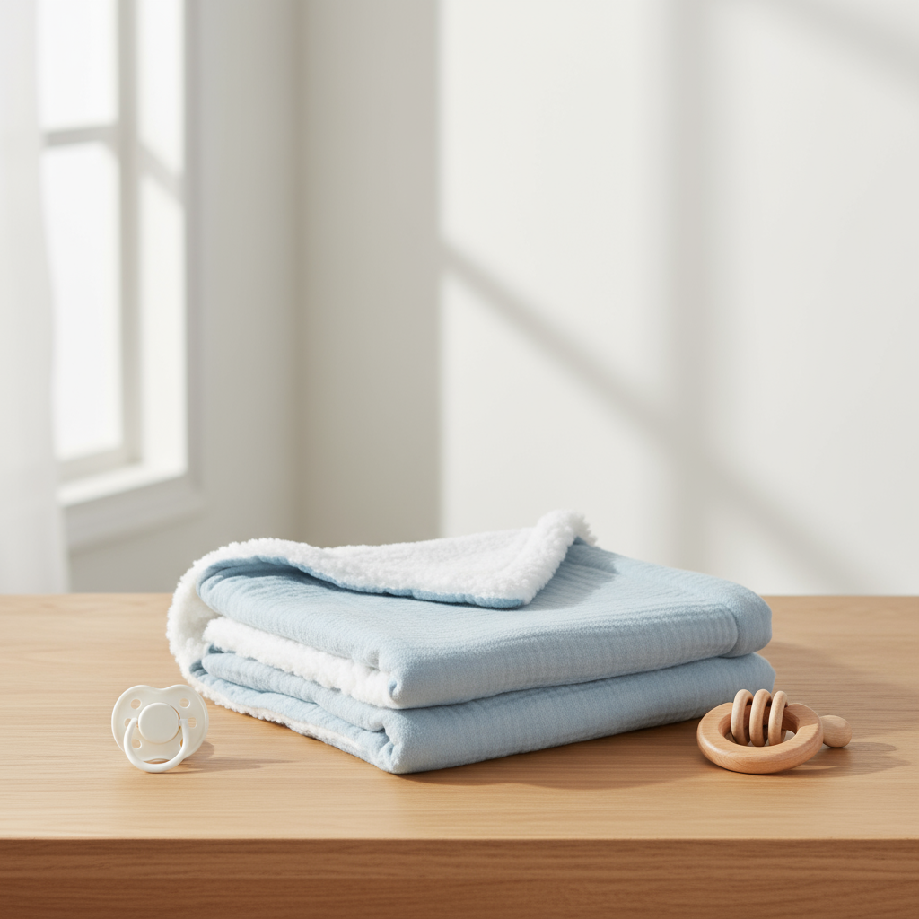 CozyBear – Warm & Ademend Baby Deken
