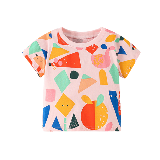 Elva – Geometrisch Dieren T-shirt