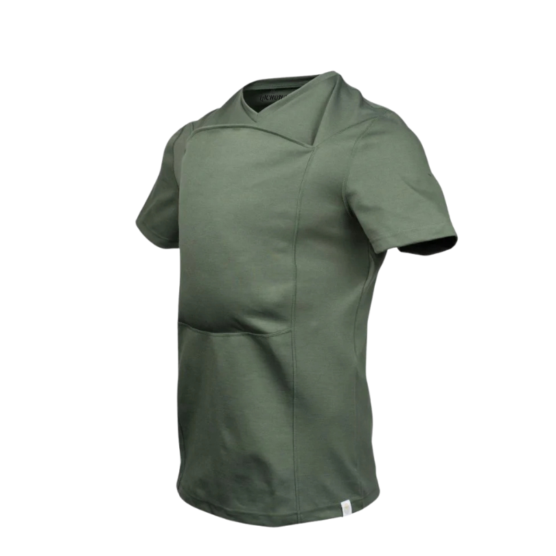 Kængurulomme T-shirt 