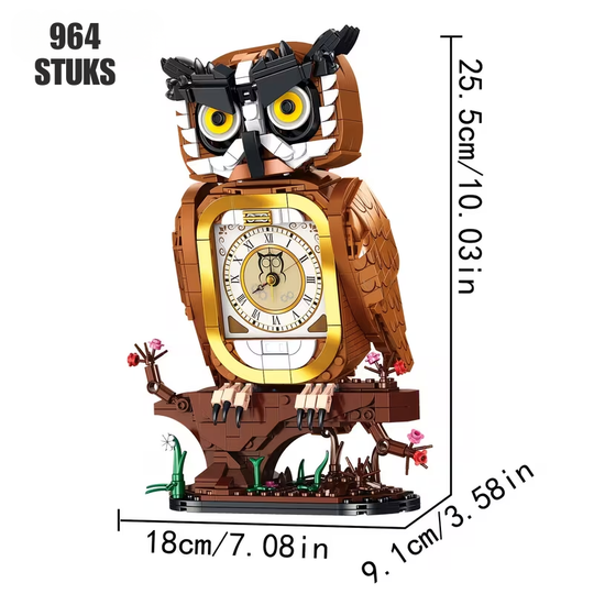 OwlTime™ – 964-delige Uilenklok Bouwset