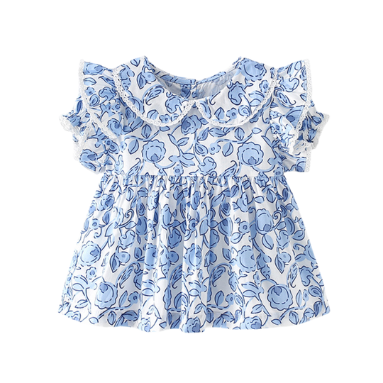 Embla – Bloemen Kraag T-shirt