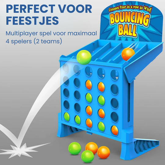 Bounce4™ – Connect 4 Stuiterbal Spel