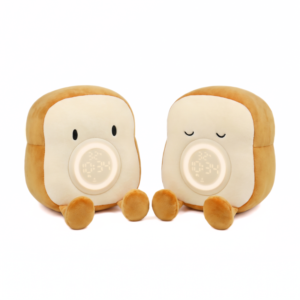 ToastGlow – Kinderwekker met Nachtlampje