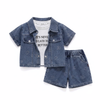 HeartDenim – 3-delige Denim Kledingset voor Kinderen