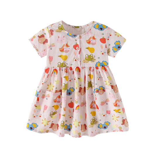 Amelie – Unicorn Fruit Jurk
