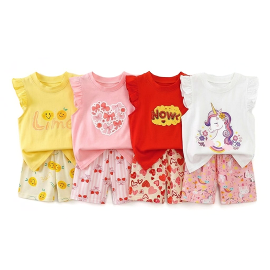 SunnySprout – Meisjes Zomerset met Ruches