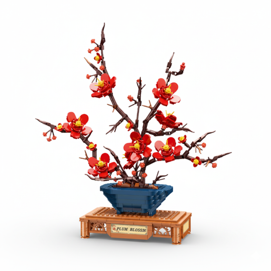 EternalBloom™ – Bouwblok Bloemenboeket Pruimenbloesem