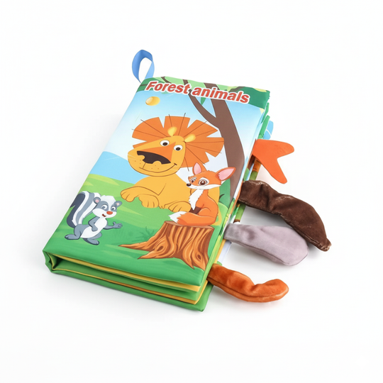 SoftTales™ – Baby Stoffen Boekjes – Crinkle Dierenboekjes