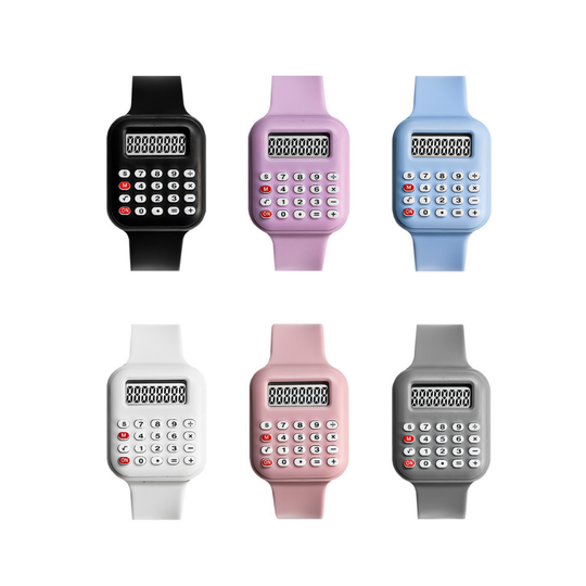RetroCalc – Digitale Calculator Horloge voor Studenten