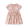 Emilia – Roze Bloemen Jurk