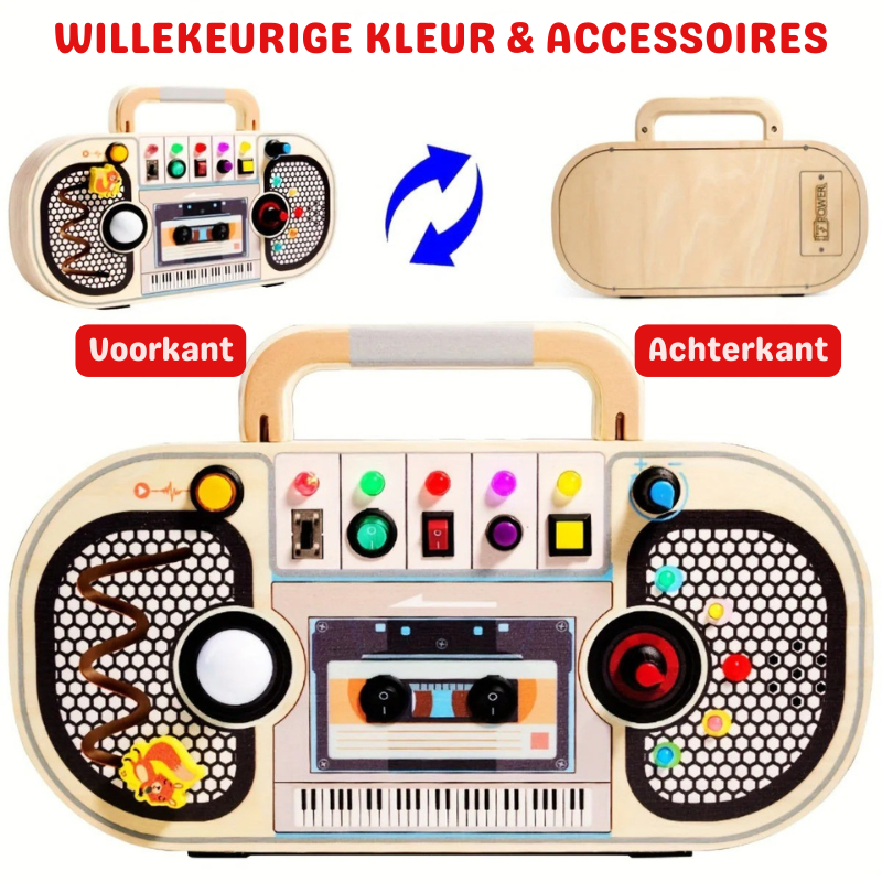 BrightPlay™ – Interactieve Houten Activiteitentafel