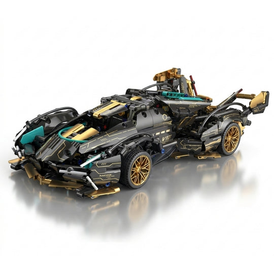 <font dir="auto" style="vertical-align: inherit;"><font dir="auto" style="vertical-align: inherit;">Compatible avec la voiture de sport mécanique du jouet de construction éducatif Lamborghini V12 Black Warrior pour garçon</font></font>