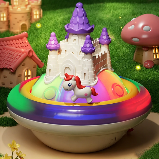 SplashMuse drijvend unicorn kasteel detail - Milo & Moon