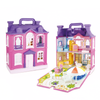 <font dir="auto" style="vertical-align: inherit;"><font dir="auto" style="vertical-align: inherit;">Jouet pour enfants Villa à habiller à monter soi-même avec meubles, lumières, musique et fonctions portatives - Cadeau d'anniversaire</font></font>
