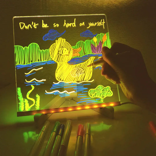 GlowBoard – LED Tekenbord Nachtlampje