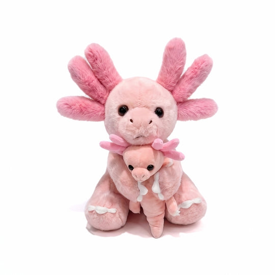 AxolotlFamily – Axolotl Knuffel met Baby