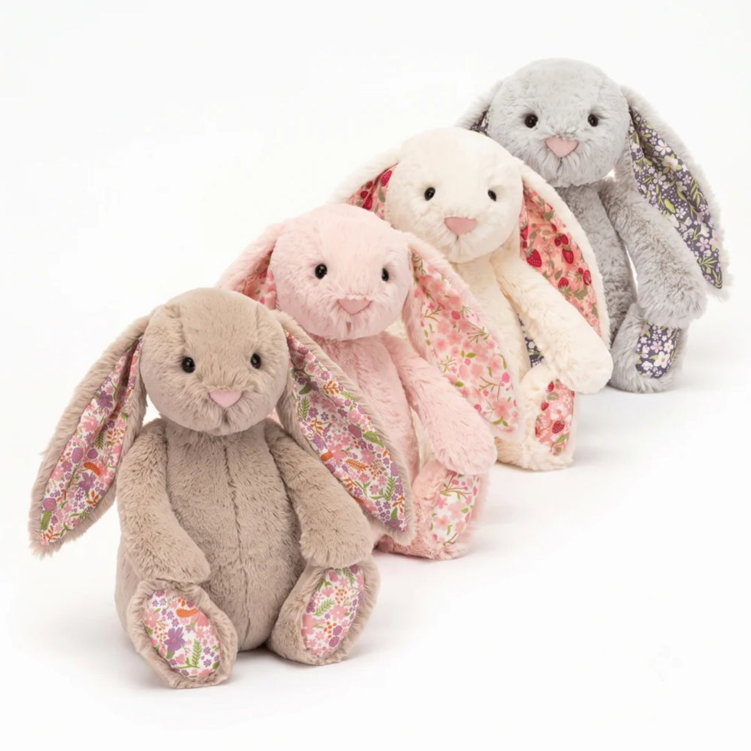 FloraBunny – Grote Konijn Knuffel met Bloemenoren (30 cm)
